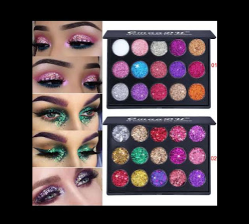 15 COLOR GLITTER EYE SHADOW PALLET