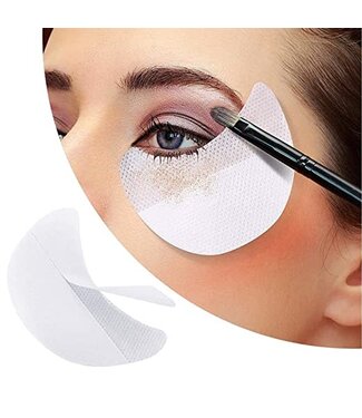 20 PC PRO COTTON EYESHADOW SHIELDS UNDER EYE PATCHES DISPOSABLE