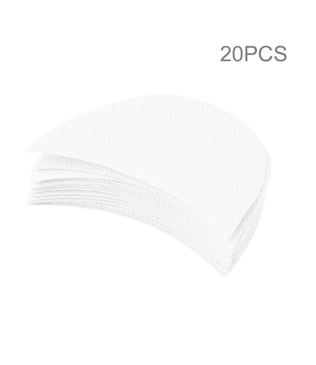 20 PC PRO COTTON EYESHADOW SHIELDS UNDER EYE PATCHES DISPOSABLE