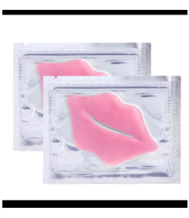 SUPER LIP PLUMPER PINK CRYSTAL COLLAGEN LIP MASK