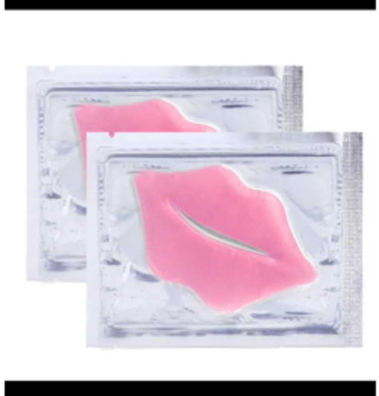 SUPER LIP PLUMPER PINK CRYSTAL COLLAGEN LIP MASK