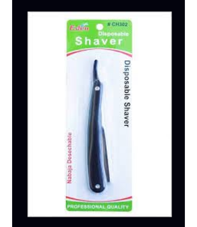 CH302 EDEN BLACK DISPOSABLE SHAVER