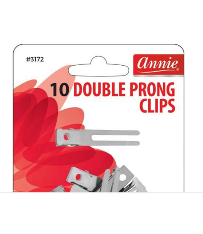 ANNIE 80 DOUBLE PRONG CLIPS