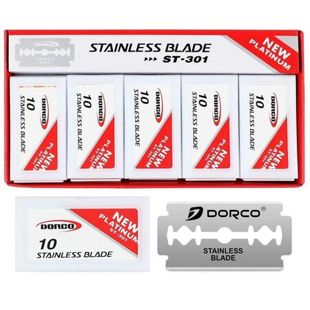 DORCO STAINLESS BLADES - NEW PLATINUM