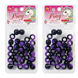PONY MEDIUM 2 TONE BEADS
