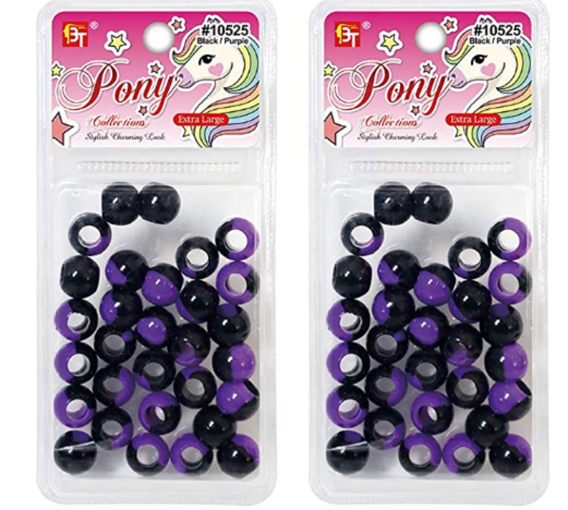 PONY MEDIUM 2 TONE BEADS