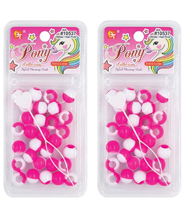 PONY MEDIUM 2 TONE BEADS