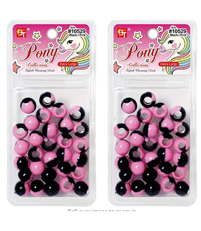 PONY MEDIUM 2 TONE BEADS