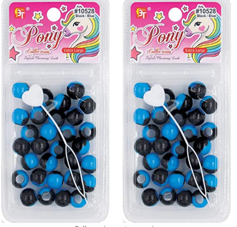 PONY MEDIUM 2 TONE BEADS