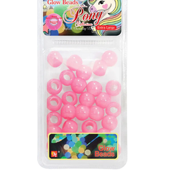 BT GLOW IN THE DARK MEDIUM ROUND BEADS