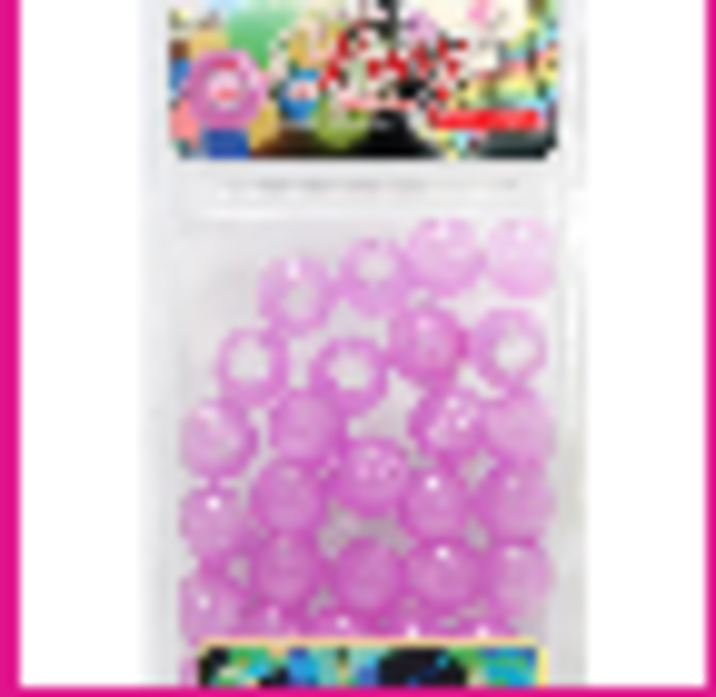 BT GLOW IN THE DARK MEDIUM ROUND BEADS