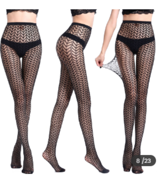 SAREBYS BEAUTY SUPPLY WOMEN SEXY FASHION BLACK HOLLOW STOCKINGS