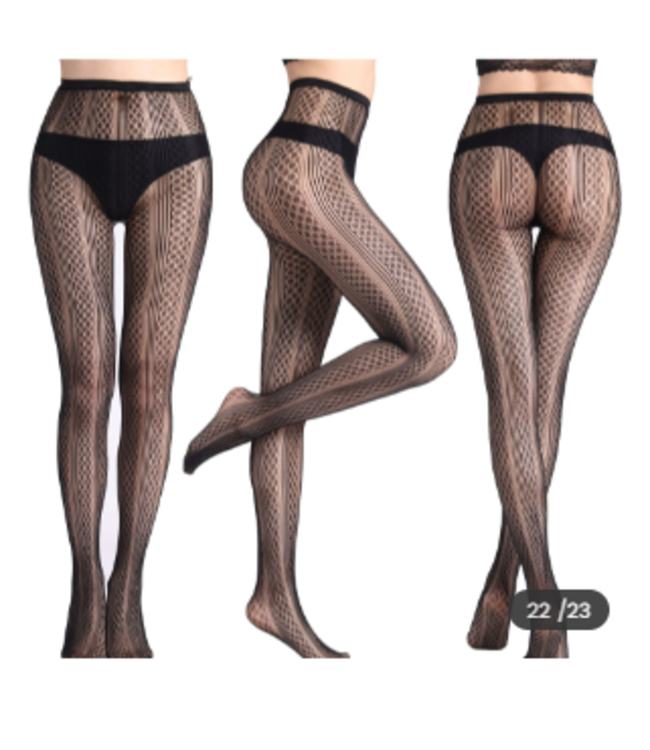 SAREBYS BEAUTY SUPPLY WOMEN SEXY FASHION BLACK HOLLOW STOCKINGS