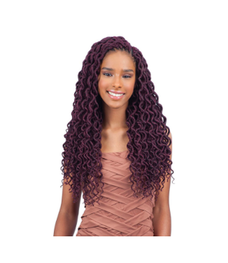 FREETRESS 2X FREETRESS BRAID 18 CURLY SOFT FAUX LOC LITE