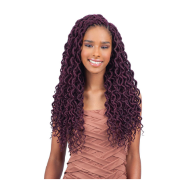 FREETRESS 2X FREETRESS BRAID 18 CURLY SOFT FAUX LOC LITE