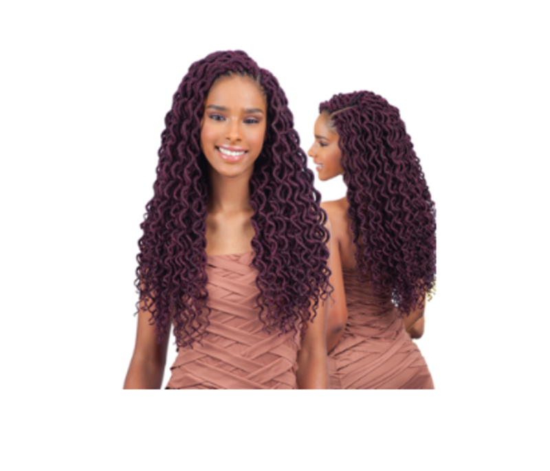 FREETRESS 2X FREETRESS BRAID 18 CURLY SOFT FAUX LOC LITE