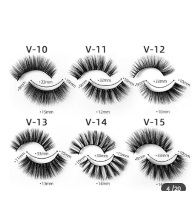 SAREBYS BEAUTY SUPPLY 3D MINK LASHES NATURAL FALSE LASHES W/ LASH BRUSH