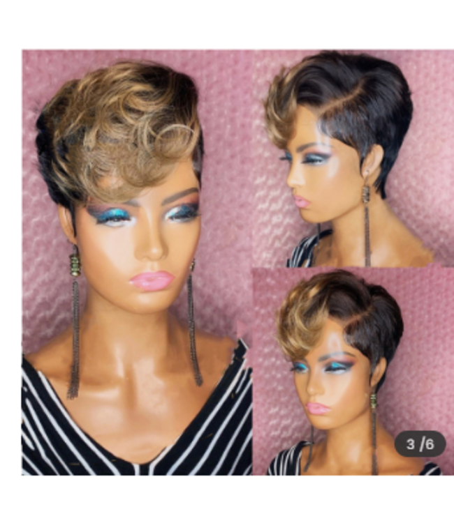 SAREBYS BEAUTY SUPPLY SHORT CUT SIDE PART GRADIENT COLOR