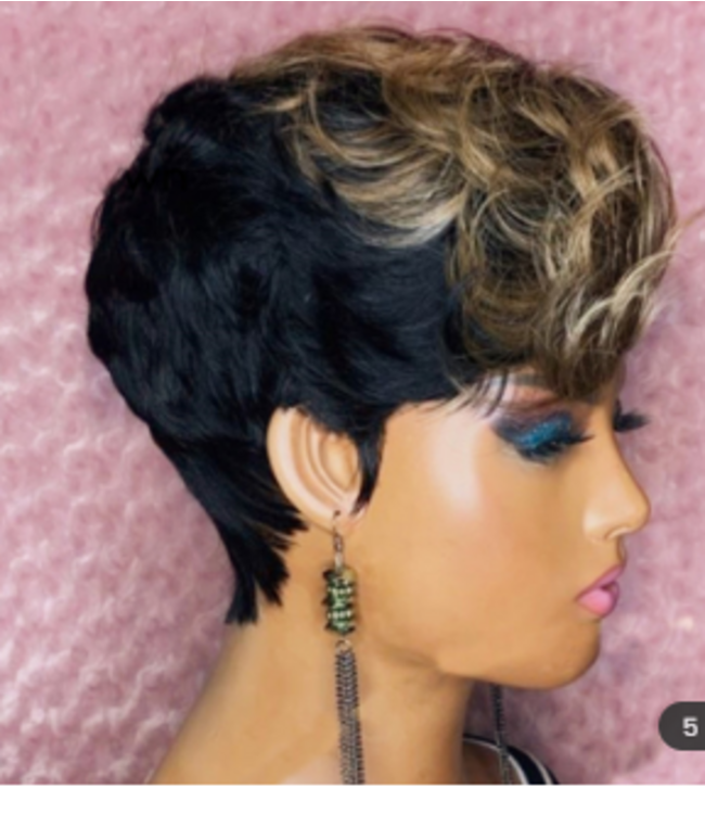 SAREBYS BEAUTY SUPPLY SHORT CUT SIDE PART GRADIENT COLOR