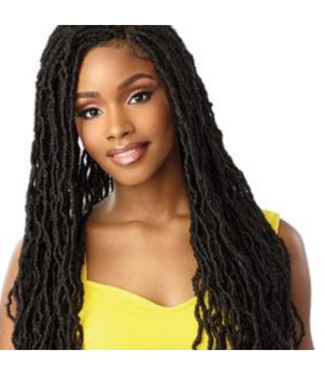 SENSATIONNEL SWISS LACE WIG MULTI PART GODDESS LOCS 4X4 100%PRM FIBER 1