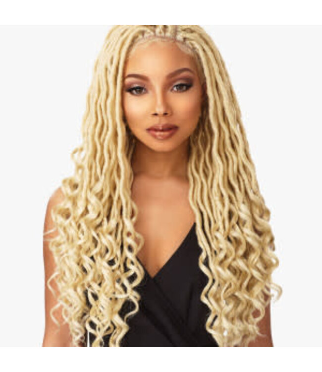 SENSATIONNEL SWISS LACE WIG MULTI PART GODDESS LOCS 4X4 100%PRM FIBER 1