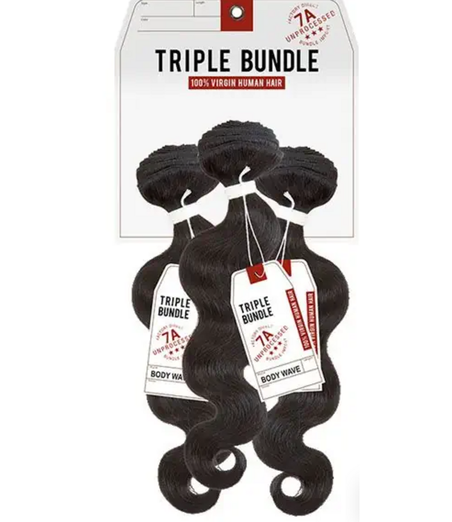 3X MULTI BUNDEL BODY WAVE 7A 12/14/16