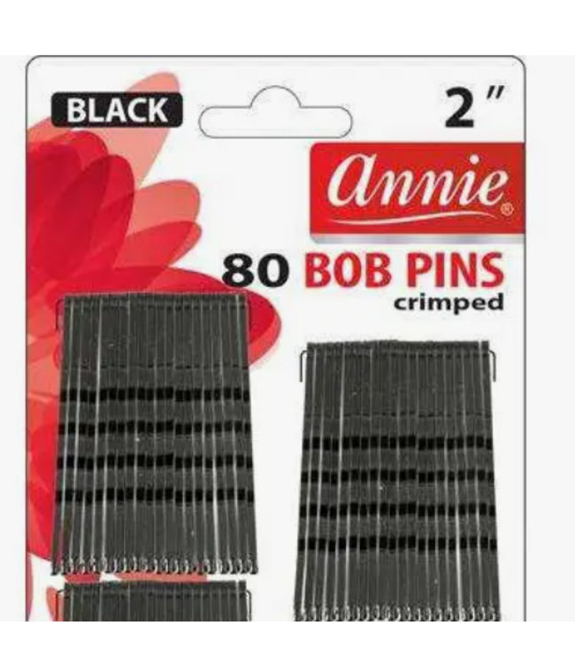 ANNIE 80CT BOB PINS CRIMPED 2"