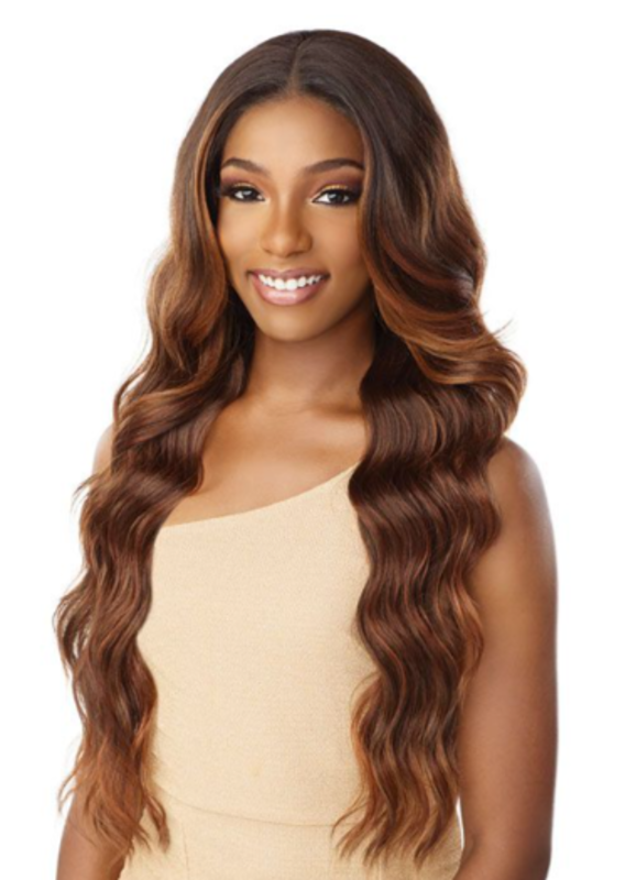SENSATIONNEL BUTTA LACE WIG UNIT 33 BALAYAGE CARAMEL