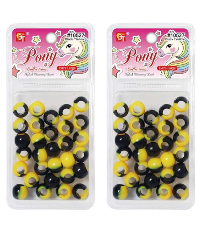 PONY MEDIUM 2 TONE BEADS