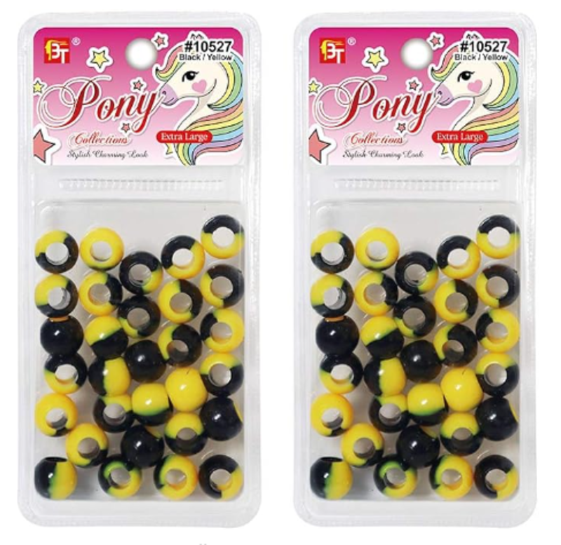 PONY MEDIUM 2 TONE BEADS