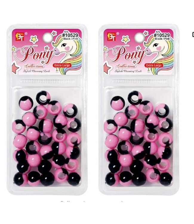 PONY MEDIUM 2 TONE BEADS