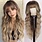 ONE N ONLY  CLC8073-1 BRWN/ASH BLONDE WATER WAVE WOMEN WIG  WITH BANG