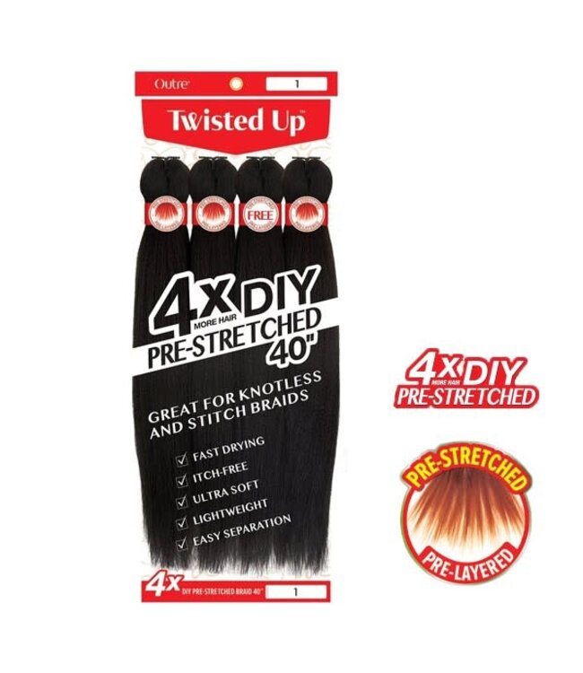 OUTRE DIY PRE STRETCHED BRAID 40" 4x