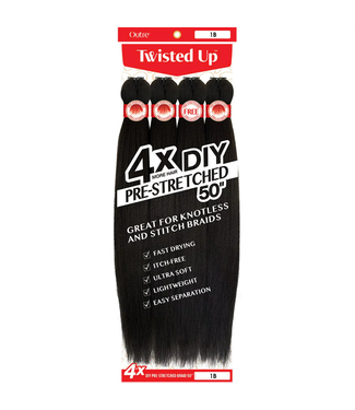 OUTRE DIY PRE STRETCHED BRAID 50", 40" 4x