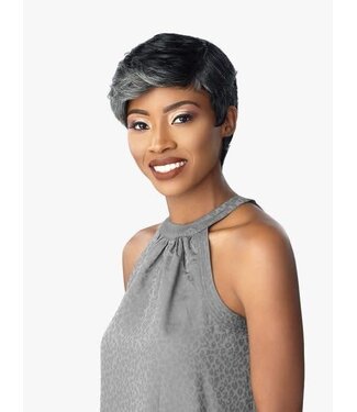 EMPIRE WIG 100%  HH SALT & PEPPER JEAN
