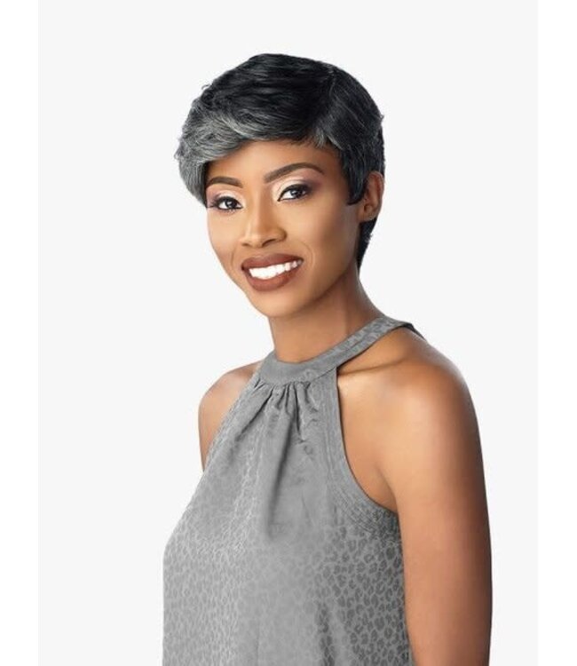 EMPIRE WIG 100%  HH SALT & PEPPER JEAN