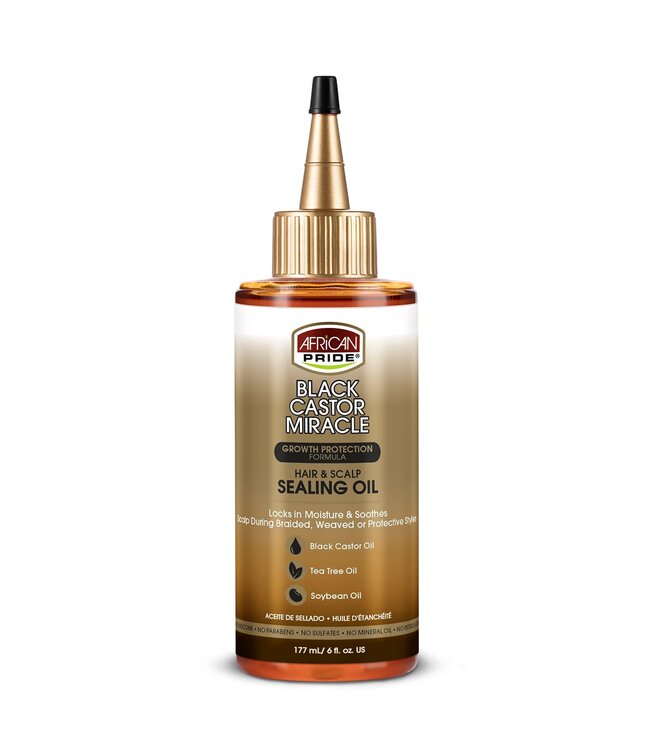 BLACK CASTOR MIRACLE HAIR & SCALP SEALING OIL 6 OZ