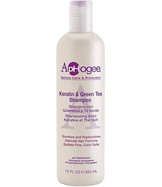 APHOGEE KERATIN & GREEN TEA SHAMPOO 12OZ
