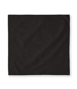 SOLID BLACK BANDANA