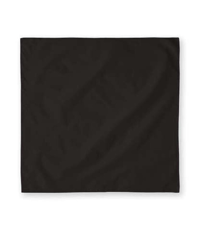 SOLID BLACK BANDANA