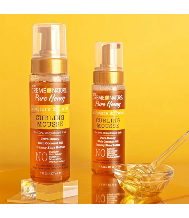 CREME OF NATURE PURE HONEY CURLING MOUSSE 7Z