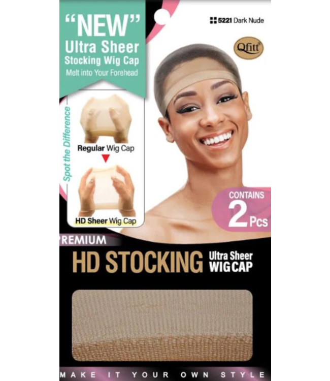 #5223 HD ULTRA SHEER STOCKING WIG CAP/ LIGHT NUDE
