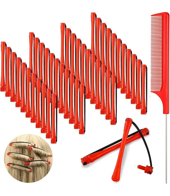 1/8" COLD WAVE RODS-MINI (RED) #GRD18 12 PC
