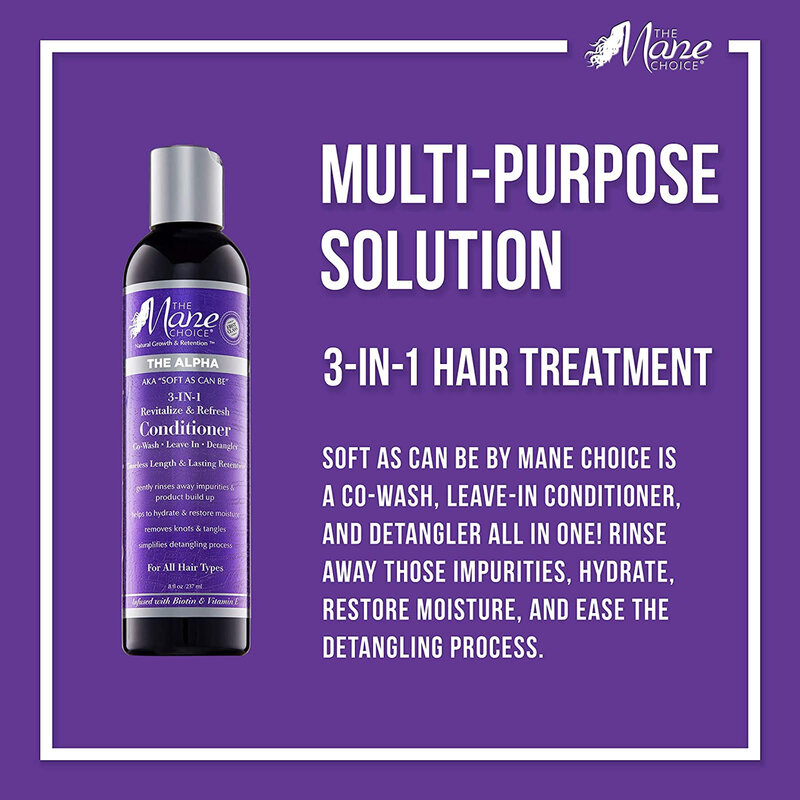THE MANE CHOICE THE MANE CHOICE THE ALPHA 3 IN 1 CONDITIONER