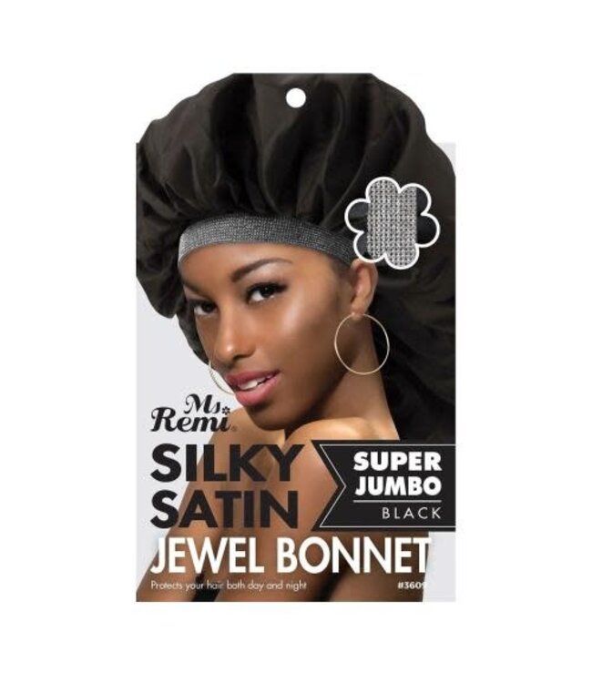 MS. REMI MS. REMI SILKY SATIN SUPER JUMBO JEWEL BONNET