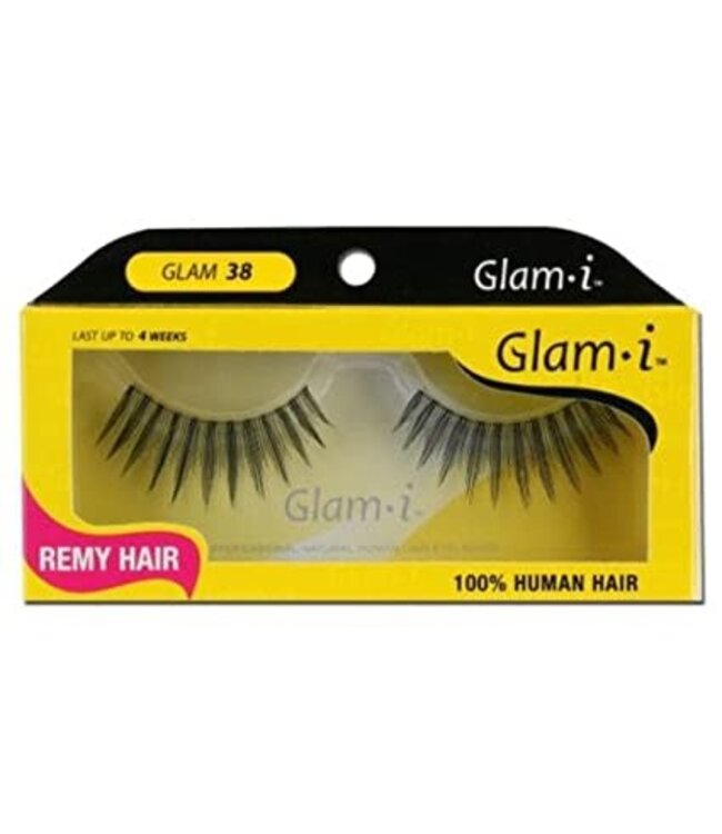 GLAM I #38 100%HH REMY HAIR LASHES