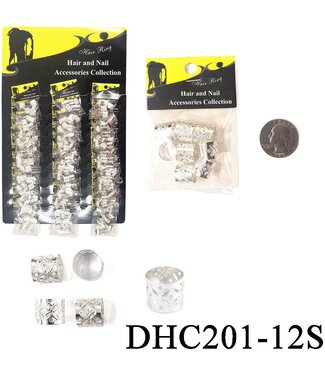 FILIGREE BRAIDING TUBE 12MM SILVER