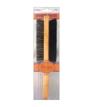 ANNIE TWO WAY WOODEN BRUSH SOFT & HARD #2092