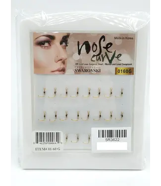 SAREBYS BEAUTY SUPPLY NOSE CURVE 1PC  SET/DISPLAY #0160G