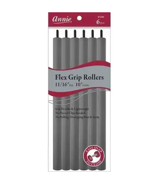 FLEX GRIP ROLLERS 10" 6 PCS GRAY